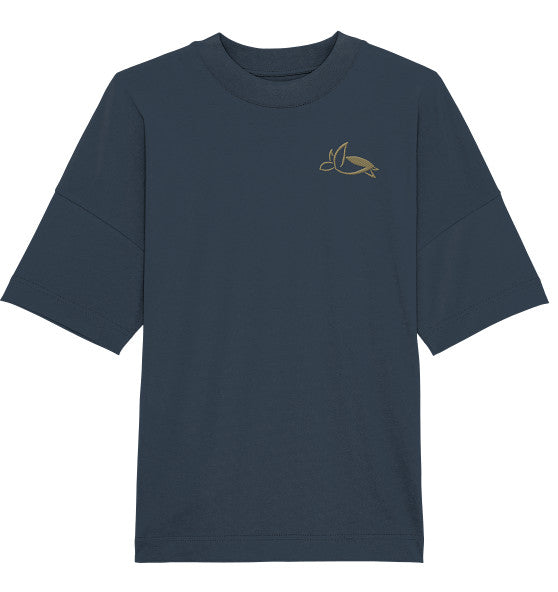 Turtle Elegant Edition - Organic Oversize Shirt (Stick)