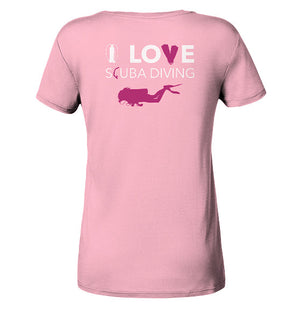 I LOVE SCUBA DIVING - Ladies Organic Shirt
