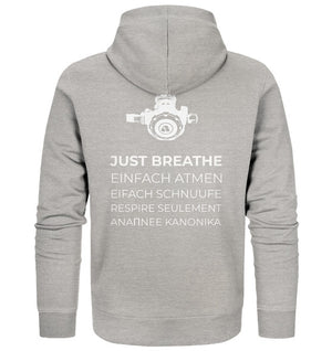 Just Breathe - Organic Zipper