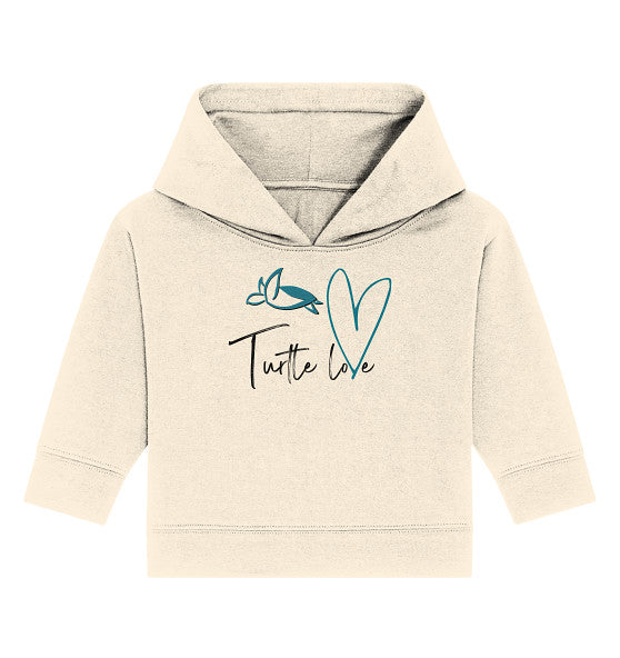 Turtle Love - Edition - Baby Organic Hoodie