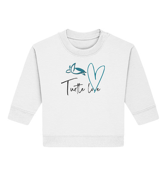 Turtle Love - Edition - Baby Organic Sweatshirt