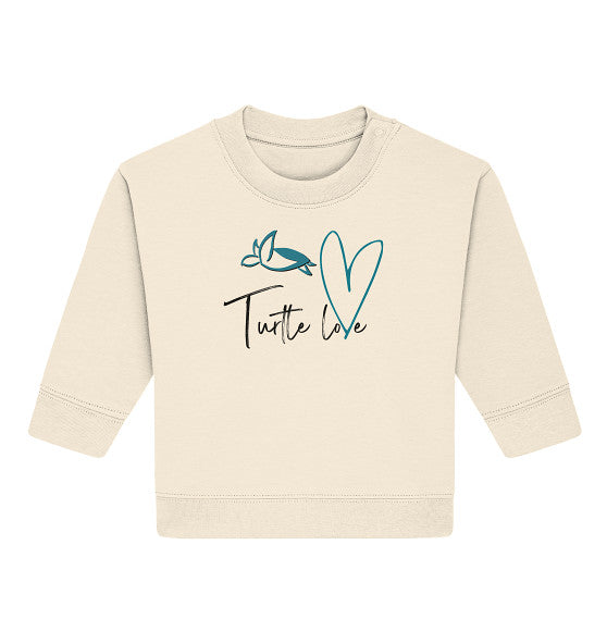 Turtle Love - Edition - Baby Organic Sweatshirt