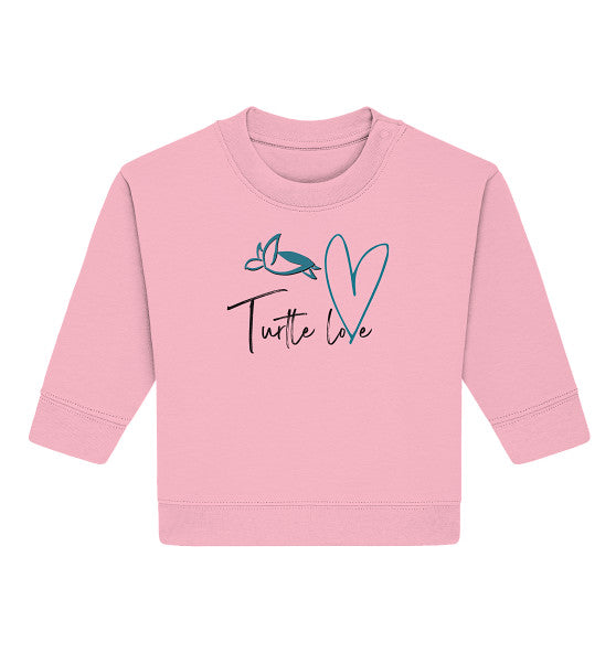 Turtle Love - Edition - Baby Organic Sweatshirt