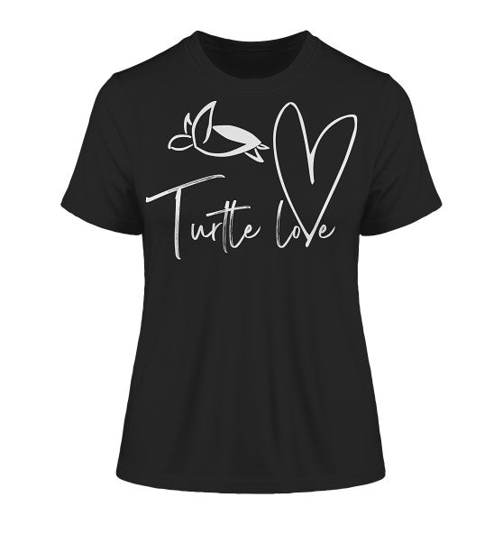 Turtle Love - Edition - Fitted Ladies Organic Shirt