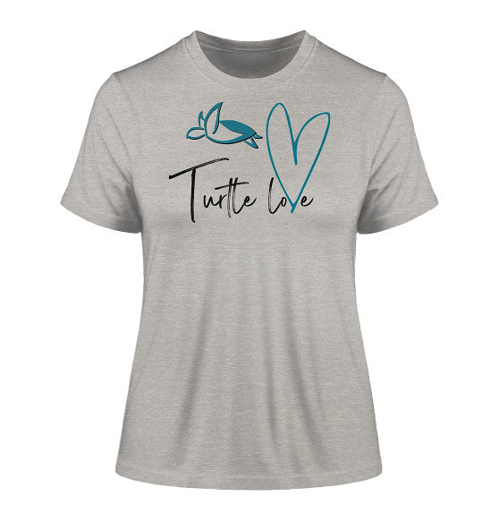 Turtle Love - Edition - Fitted Ladies Organic Shirt