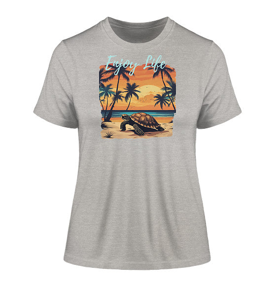 Enjoy Life Edition - Fitted Ladies Organic Shirt