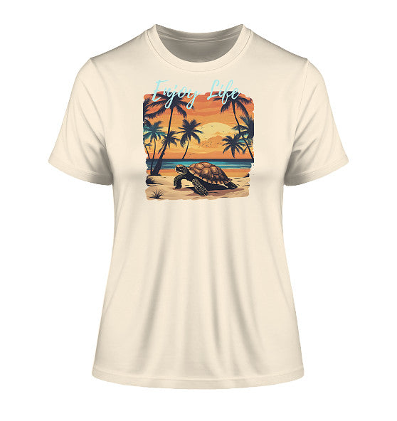 Enjoy Life Edition - Fitted Ladies Organic Shirt