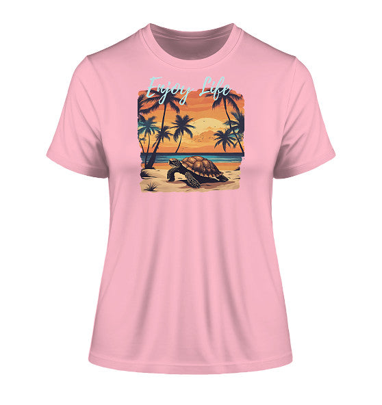 Enjoy Life Edition - Fitted Ladies Organic Shirt