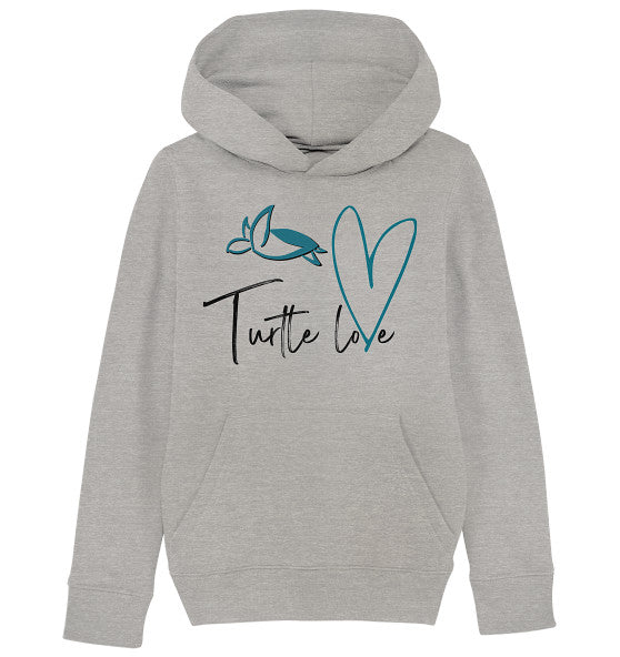 Turtle Love - Edition - Kids Organic Hoodie