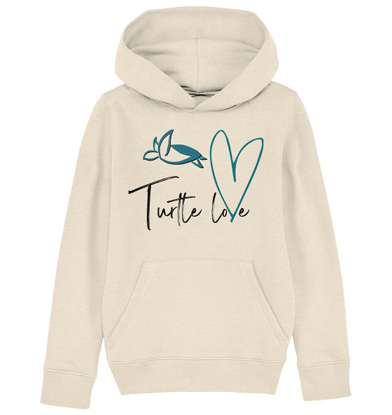 Turtle Love - Edition - Kids Organic Hoodie