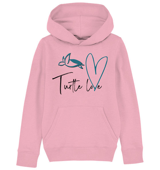 Turtle Love - Edition - Kids Organic Hoodie