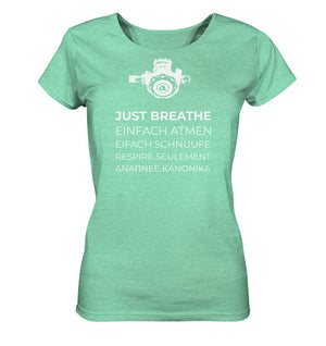 Just Breathe - Ladies Organic Shirt (meliert)