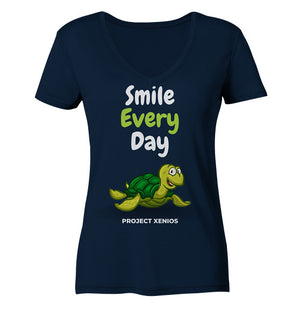 Smile - Collection - Ladies Organic V-Neck Shirt
