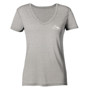 Plain Edition - Ladies Organic V-Neck Shirt