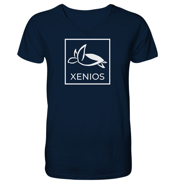 Xenios Classic Edition - Men's Organic V-Neck Shirt