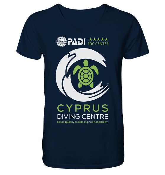 Cyprus Diving Center - Classic - Mens Organic V-Neck Shirt