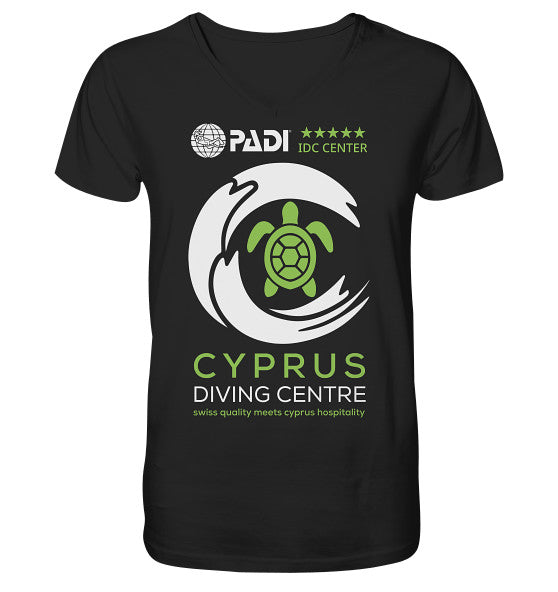 Cyprus Diving Center - Classic - Mens Organic V-Neck Shirt