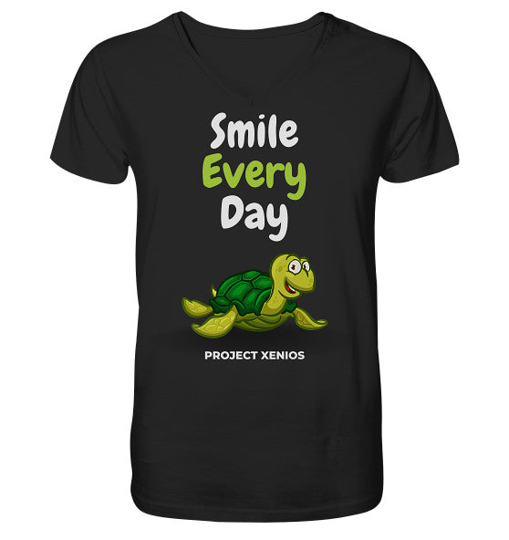 Smile - Collection - Mens Organic V-Neck Shirt