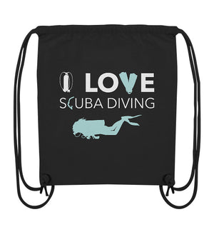 I LOVE SCUBA DIVING - Organic Gym-Bag