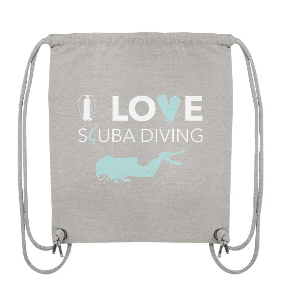 I LOVE SCUBA DIVING - Organic Gym Bag