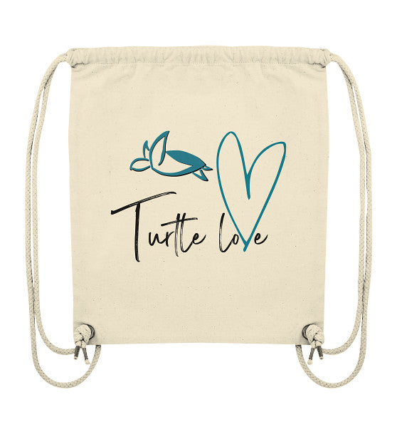 Turtle Love - Edition - Organic Gym Bag