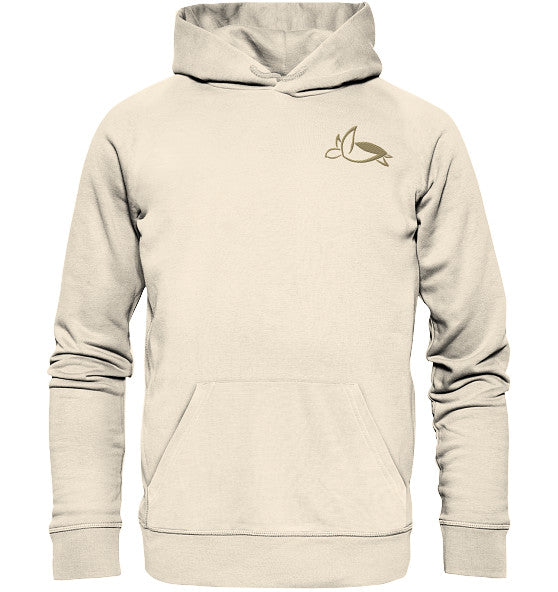 Turtle Elegant Edition - Organic Hoodie (Embroidery)