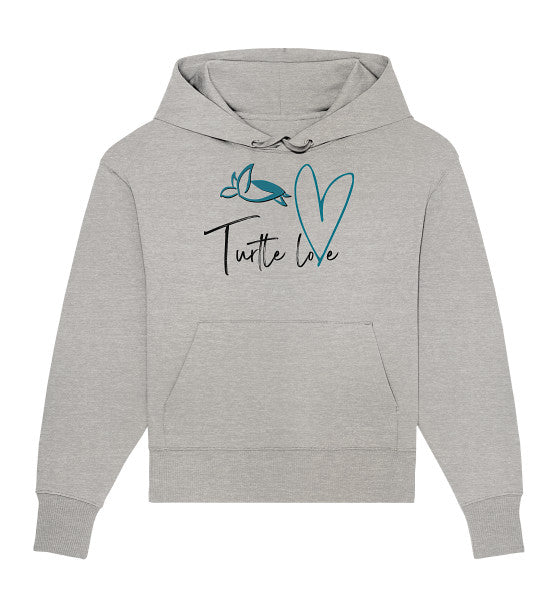 Turtle Love - Edition - Organic Oversized Hoodie
