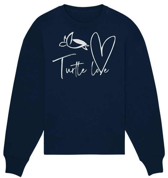 Turtle Love - Edition - Organic Oversized Sweatshirt
