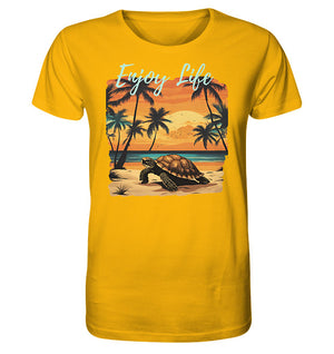 Enjoy Life - Turtle Sunset - Organic Shirt