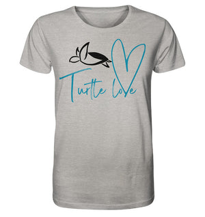Turtle Love - Organic Shirt (meliert)