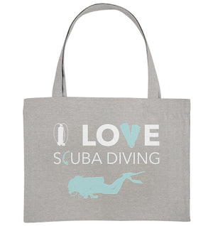 I LOVE SCUBA DIVING - Organic Shopping-Bag