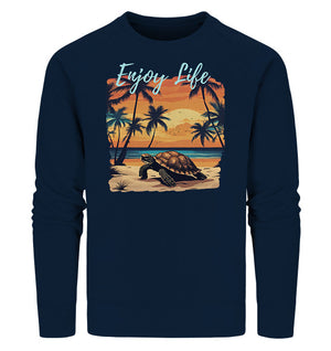 Enjoy Life - Turtle Sunset - Organic Sweatshirt