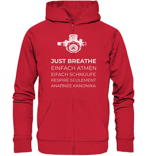 Just Breathe - Organic Zipper