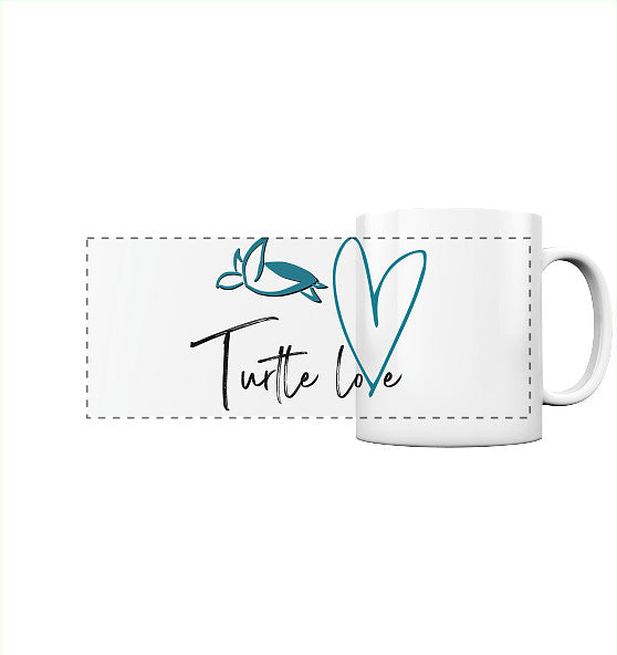 Turtle Love - Edition - Panorama Tasse