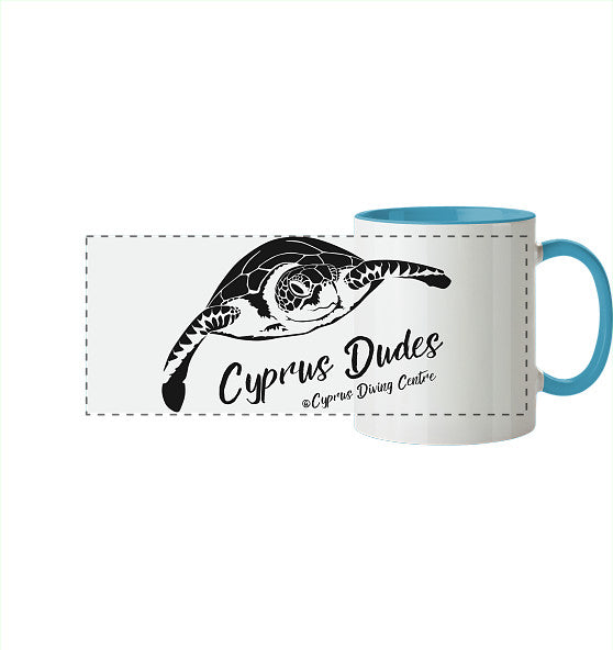 Cyprus Dudes - Panorama mug two-tone