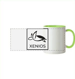 Cyprus Dudes - Panorama mug two-tone